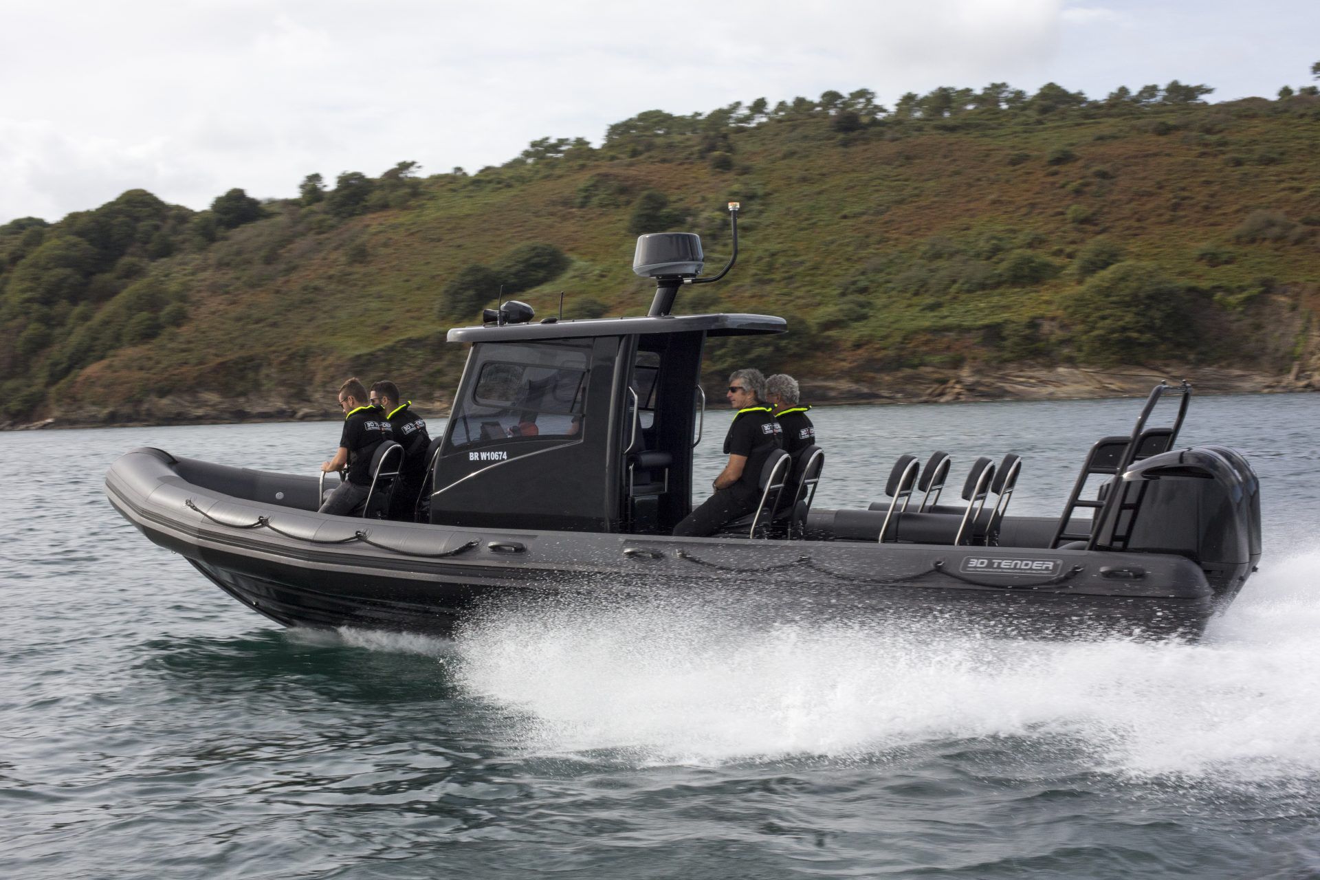 Barco Patrulha D Marine Barco Militar Motor De Popa