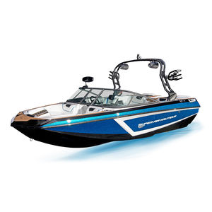 lancha de proa aberta com motor de centro / bowrider / de wakeboard / esportiva