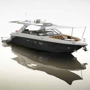 lancha Express Cruiser com motor de centro / a diesel / bimotor / open