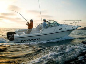 lancha walkaround com motor de popa / de pesca esportiva