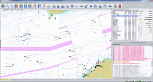 software de monitoramento para a instalação de cabos / de acompanhamento / para navio