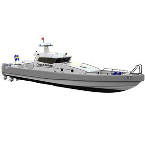 barco-patrulha / com motor de popa / a diesel / em alumínio