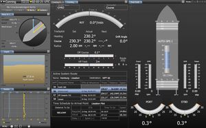 software de navegação / para navio