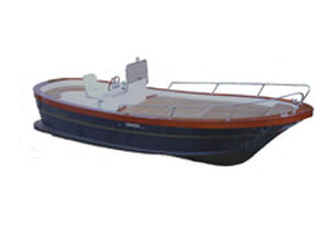 lancha de console central com motor de centro / de pesca esportiva / clássica / máx. 7 pessoas
