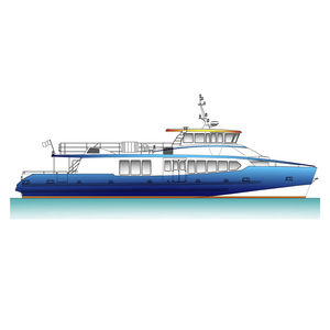 barco de passageiros / com motor de centro / a diesel / em alumínio