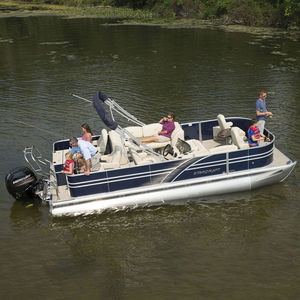 pontoon boat com motor de popa / de pesca esportiva / máx. 12 pessoas