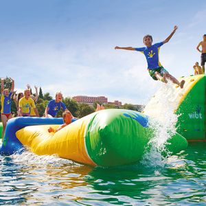 equipamento de diversão aquática catapulta / inflável / flutuante