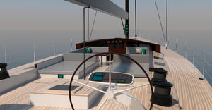 iate à vela de cruzeiro / de regata / de popa aberta / 6 cabines