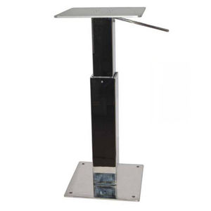 pé de mesa ajustável / telescópico / em inox