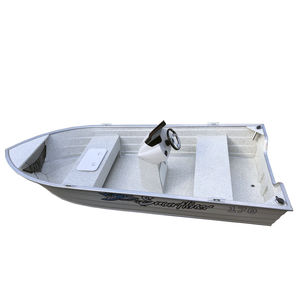 bote em alumínio / com motor de popa / open / com console central