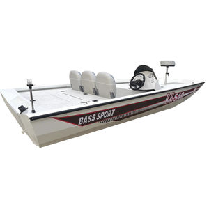 bass boat com motor de popa / em alumínio / máx. 5 pessoas