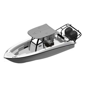 barco-patrulha / com motor de popa