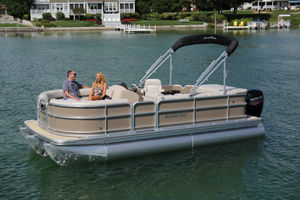 pontoon boat com motor de popa / tri-tube / máx. 8 pessoas
