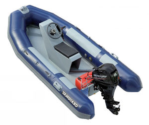 barco de serviço / com motor de popa / barco inflável semirrígido