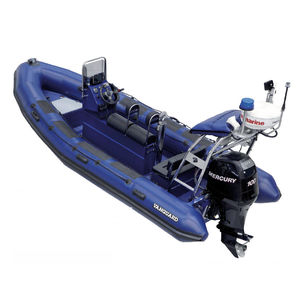 barco-patrulha / com motor de popa / barco inflável semirrígido