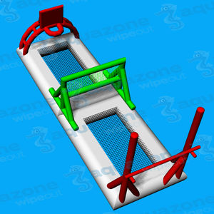equipamento de diversão aquática quadra de vôlei / para multi-esportes / inflável / flutuante