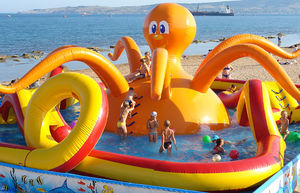 equipamento de diversão aquática parque / inflável