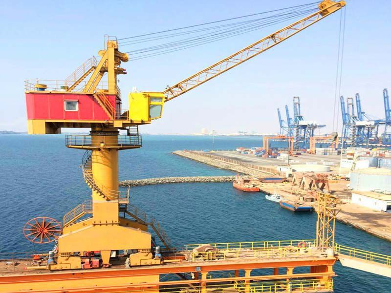 Port crane - Wirerope-luffing / Rack-luffing - Henan Haitai Ship Crane ...
