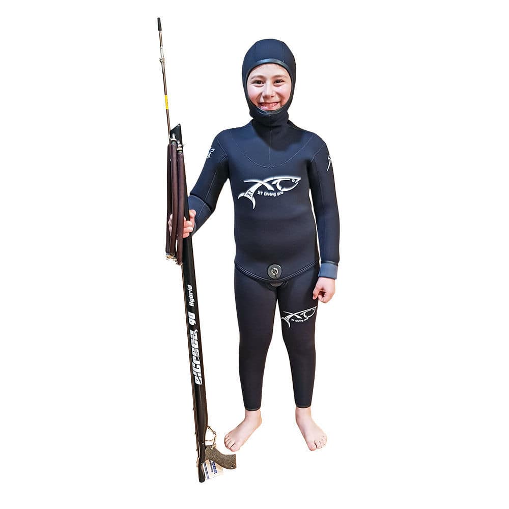 Spearfishing wetsuit Xt Diving Pro with hood / longsleeve / twopiece