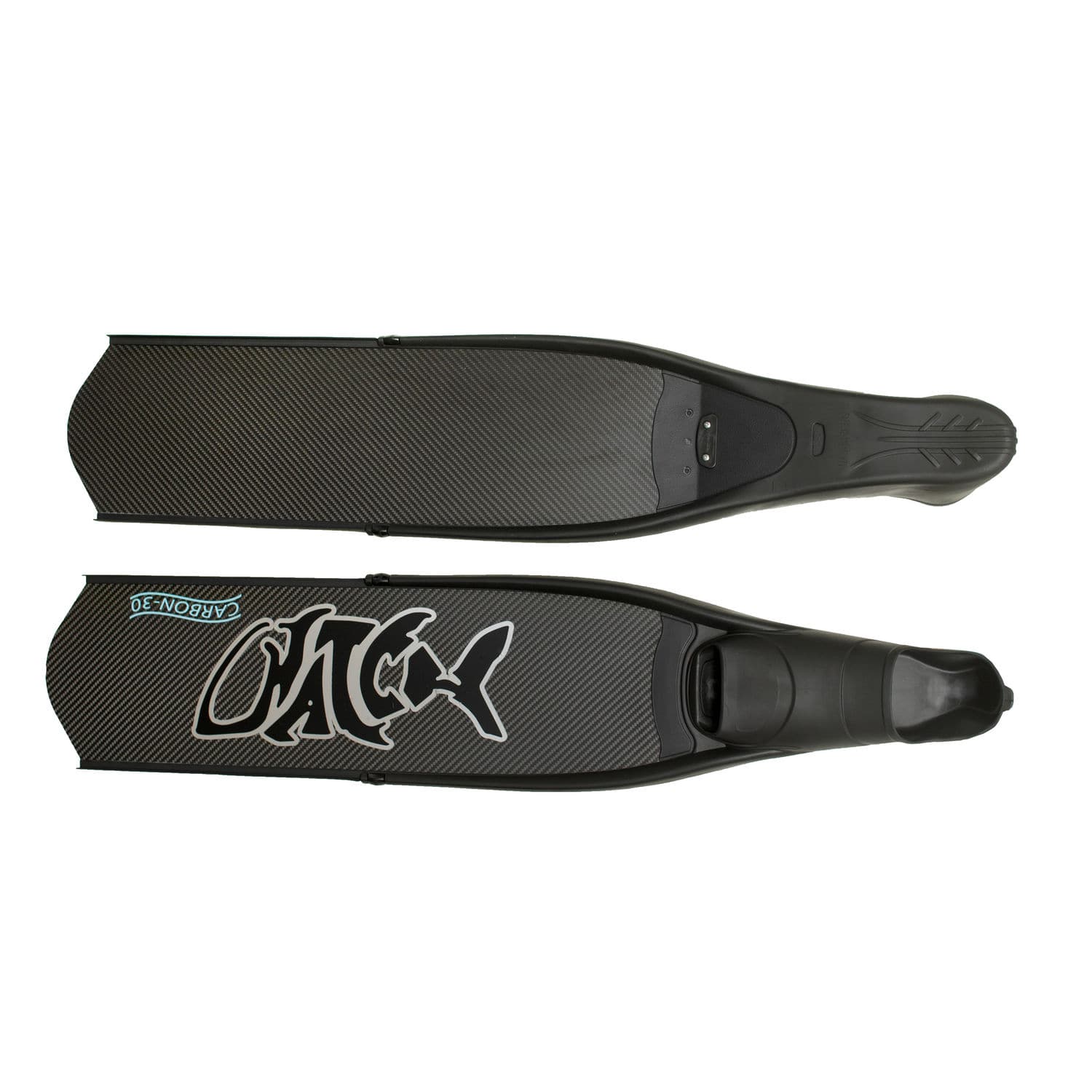 Spearfishing fins Hatch Customs carbon / fullfoot