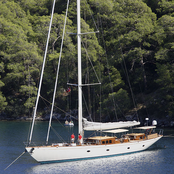 Classic sailing superyacht JAZZ JR TURQUOISE YACHTS 8cabin