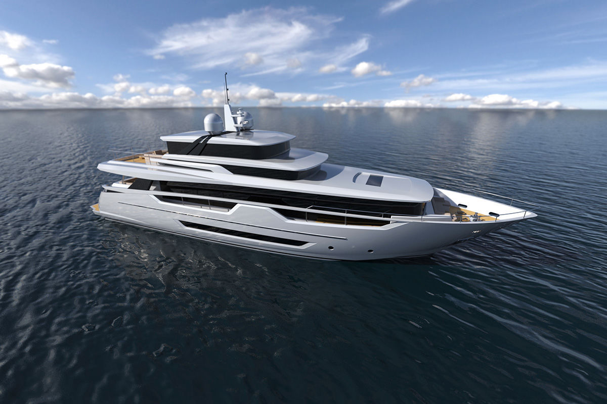 Cruising superyacht JOHNSON 95 Johnson Yachts Co, Ltd. flybridge