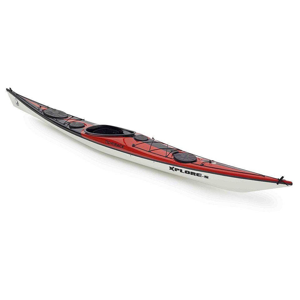 Rigid kayak xplore series Tiderace Sea Kayaks sea / touring / solo