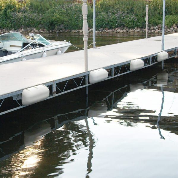 Marina fender Wave Armor for pontoon / rectangular