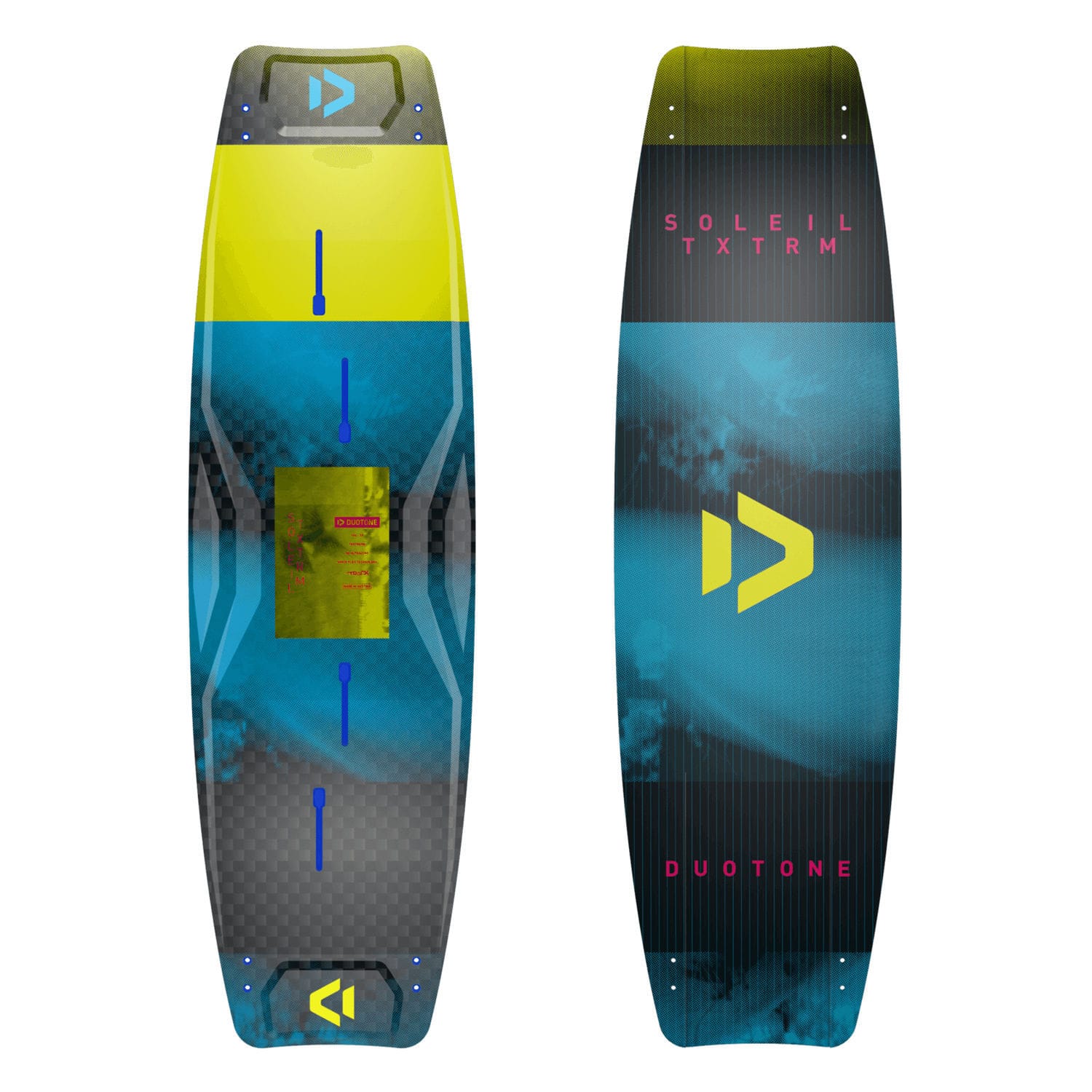 Twintip kiteboard SOLEIL TEXTREME Duotone freeride / quadfin