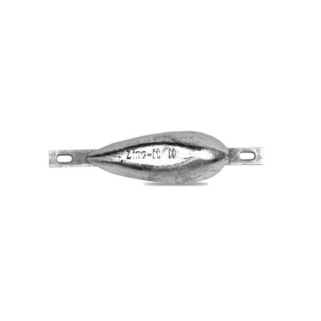 Boat sacrificial anode N2 Zincit for ships / zinc