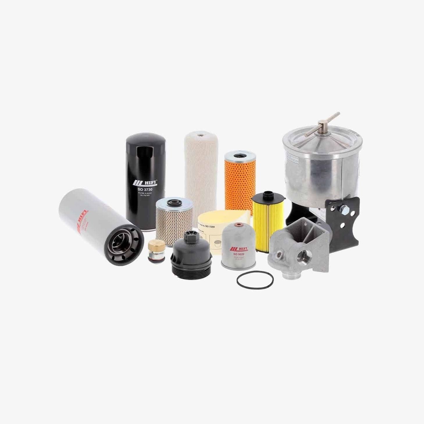 Oil filter HIFI FILTER for boats / engine