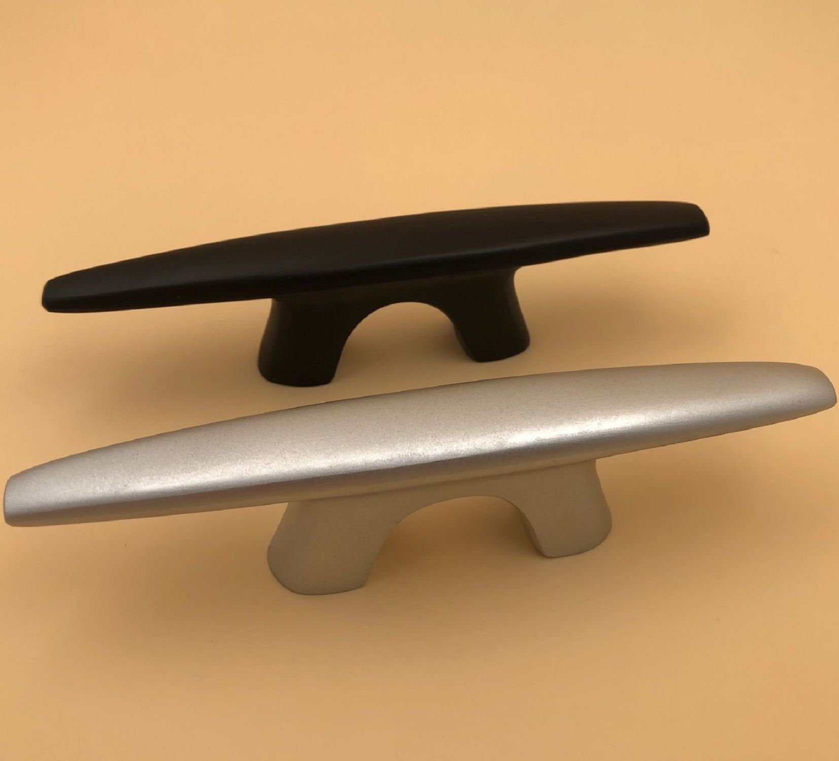 Boat deck cleat L258 1 boat moorings Co., Ltd. flat / aluminum