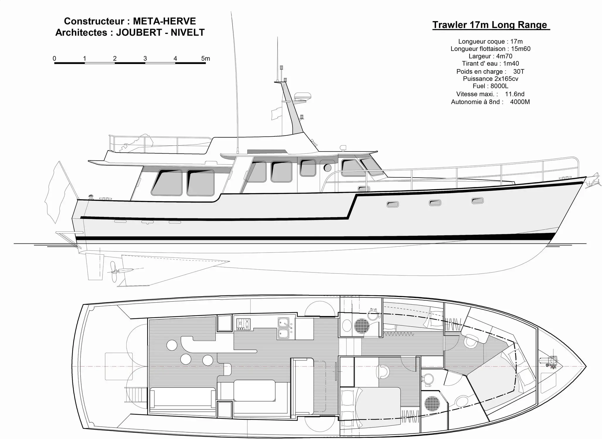 Cruising motor yacht - JN 56 LONG RANGE - META Yachts - offshore / classic  / expedition