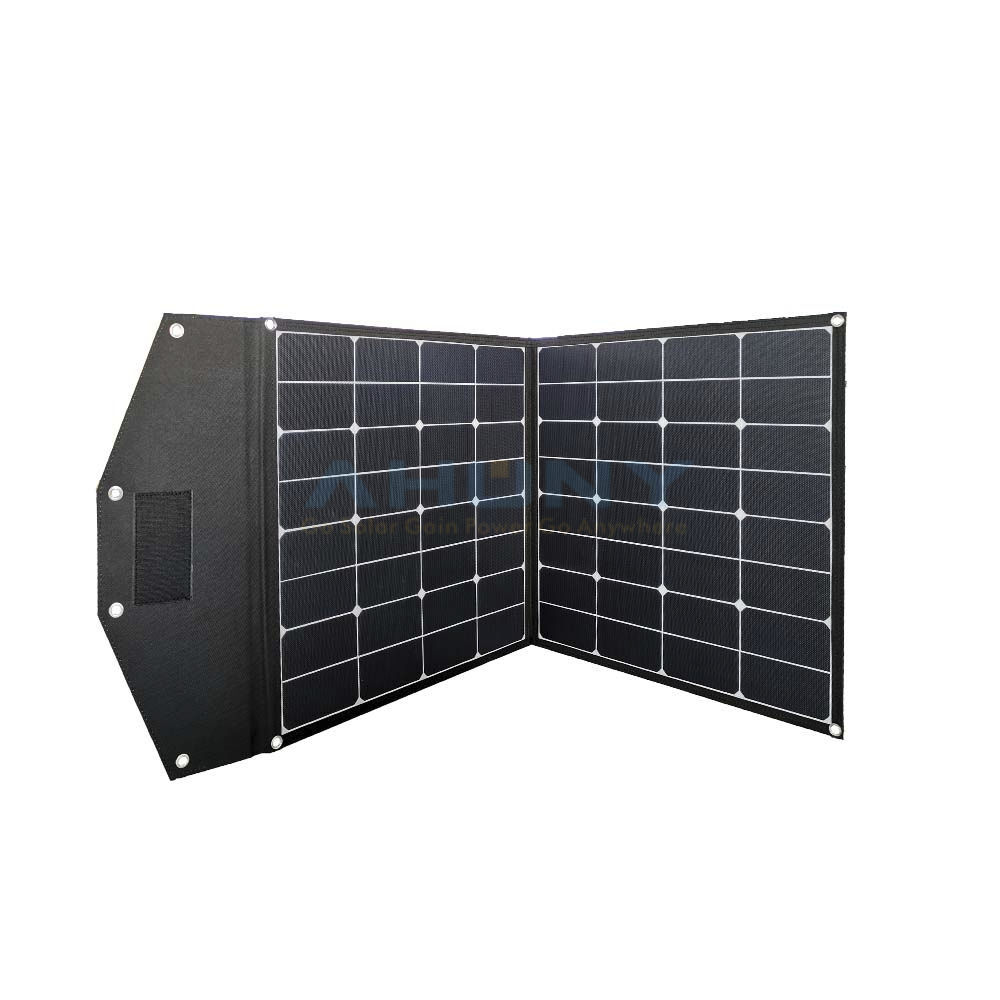 Folding solar panel - eMobi F2x55w - SHENZHEN AHONY POWER CO.,LTD ...