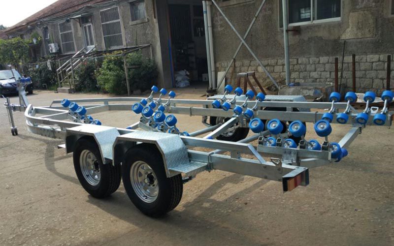 Road trailer - 8.5m - qingdao sk marine & equipments - for heavy-duty ...