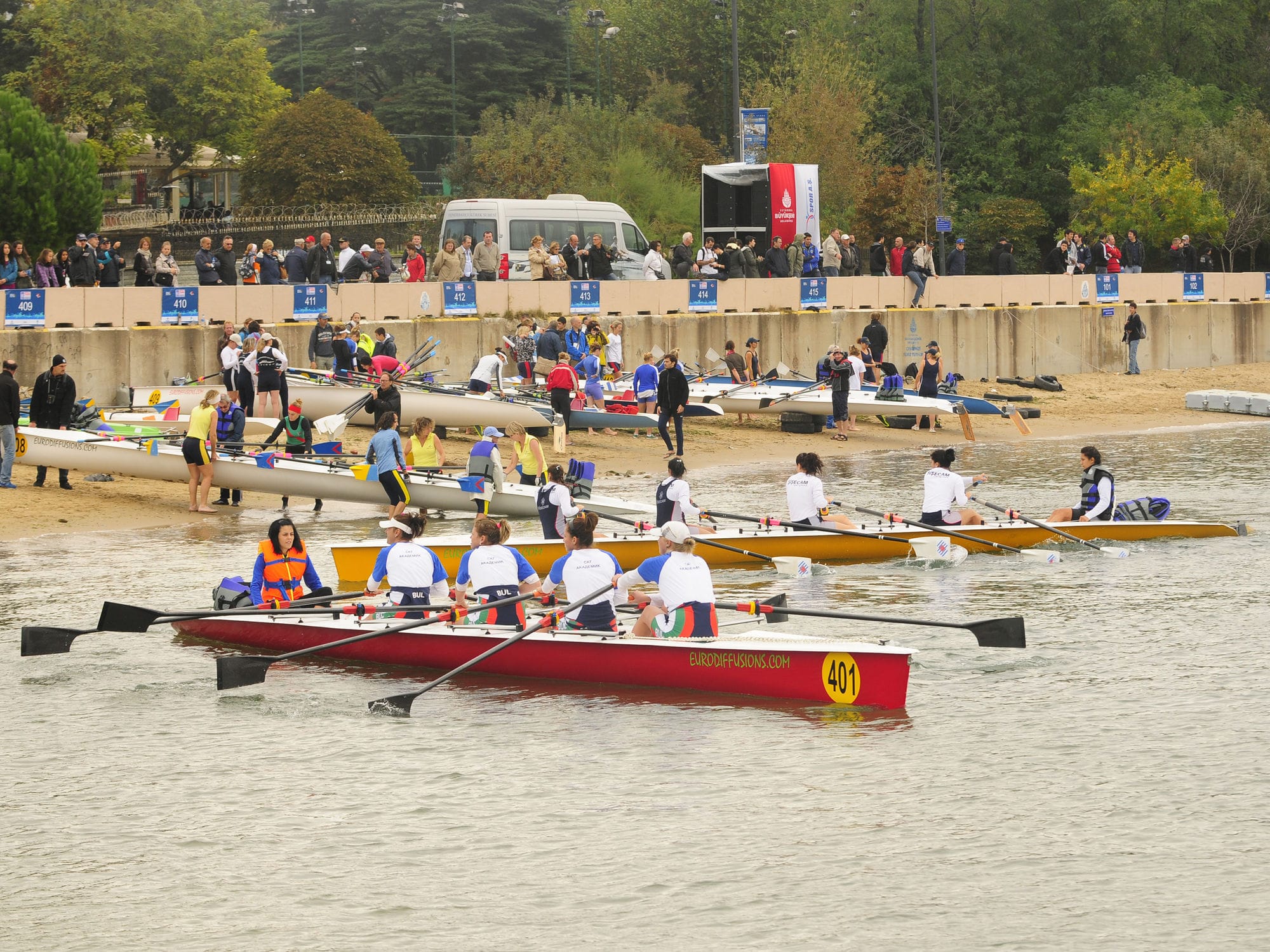 Recreational rowing boat - Y 35 club - Rowing Sport boats - quadruple ...