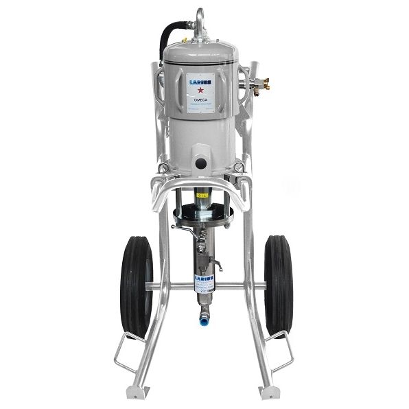 Mobile paint spraying machine OMEGA Larius for shipyards
