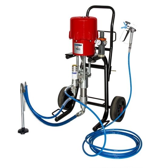 Mobile paint spraying machine - SIRIO 30:1 SS - Larius - for shipyard