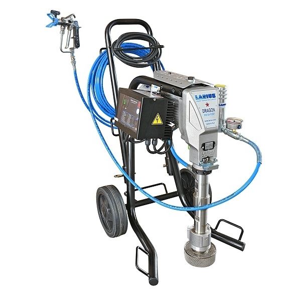 Mobile paint spraying machine Dragon Larius for shipyard