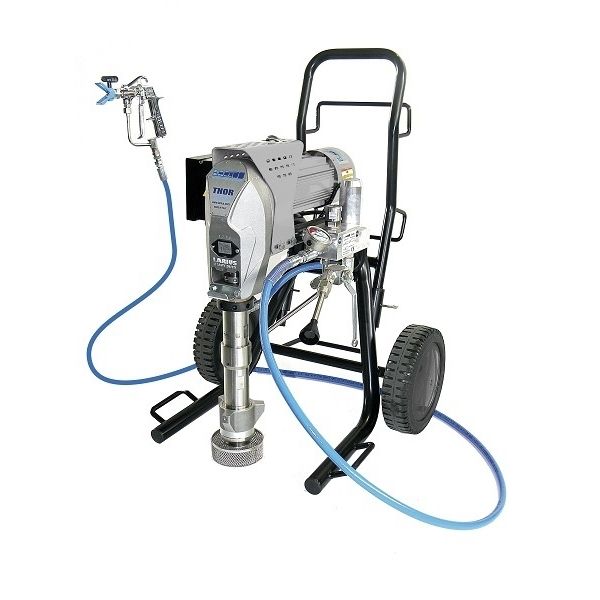 Mobile paint spraying machine THOR Larius for shipyards