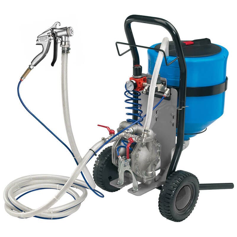 Mobile paint spraying machine MINIPEGASO Larius for shipyards