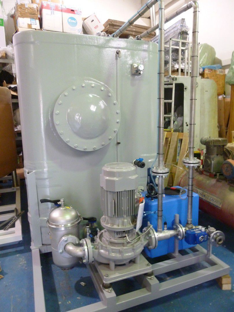 Exhaust gas ships boiler E.G.B. Sanitrade water / vertical