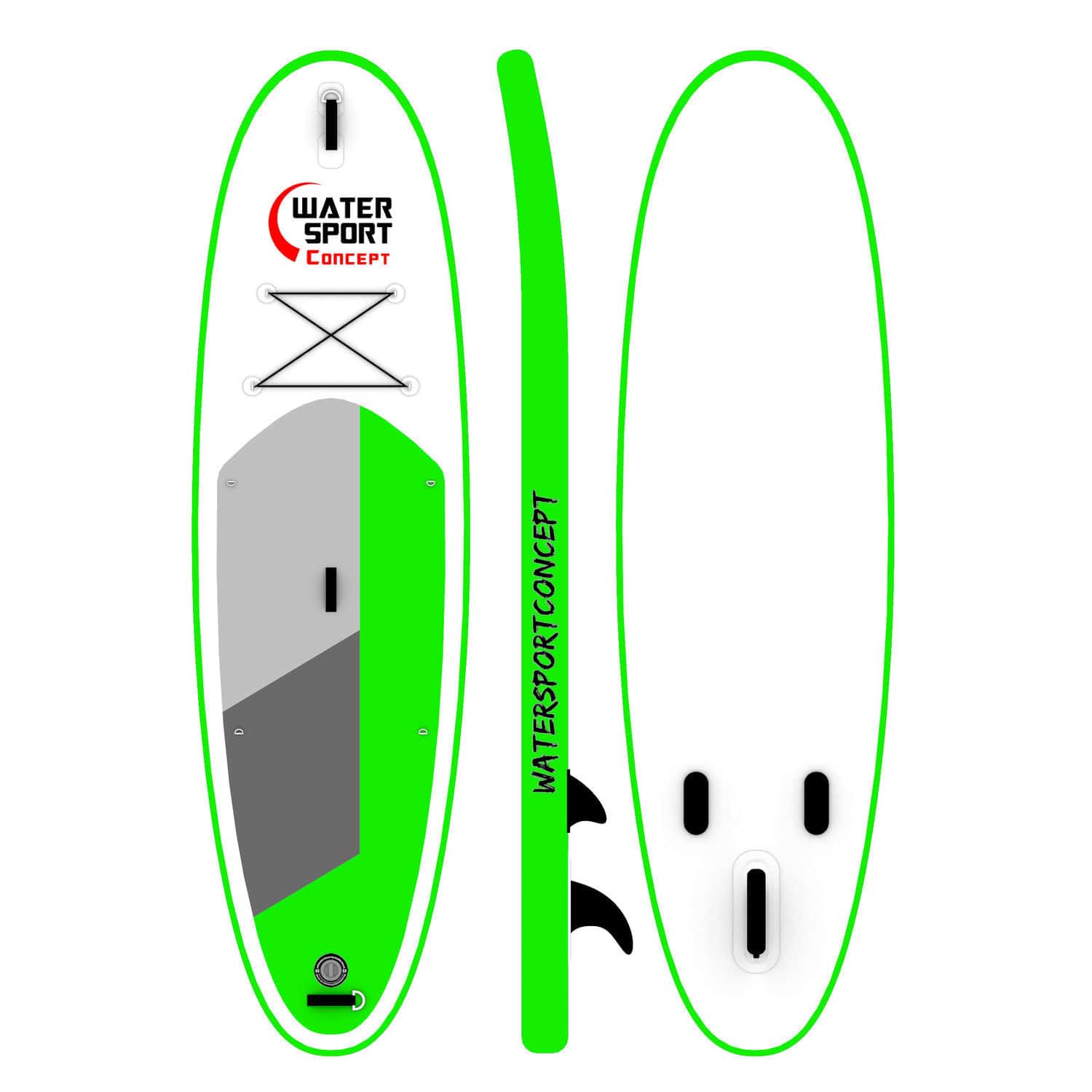 Inflatable standup paddleboard GREEN 10'6 Watersport Concept