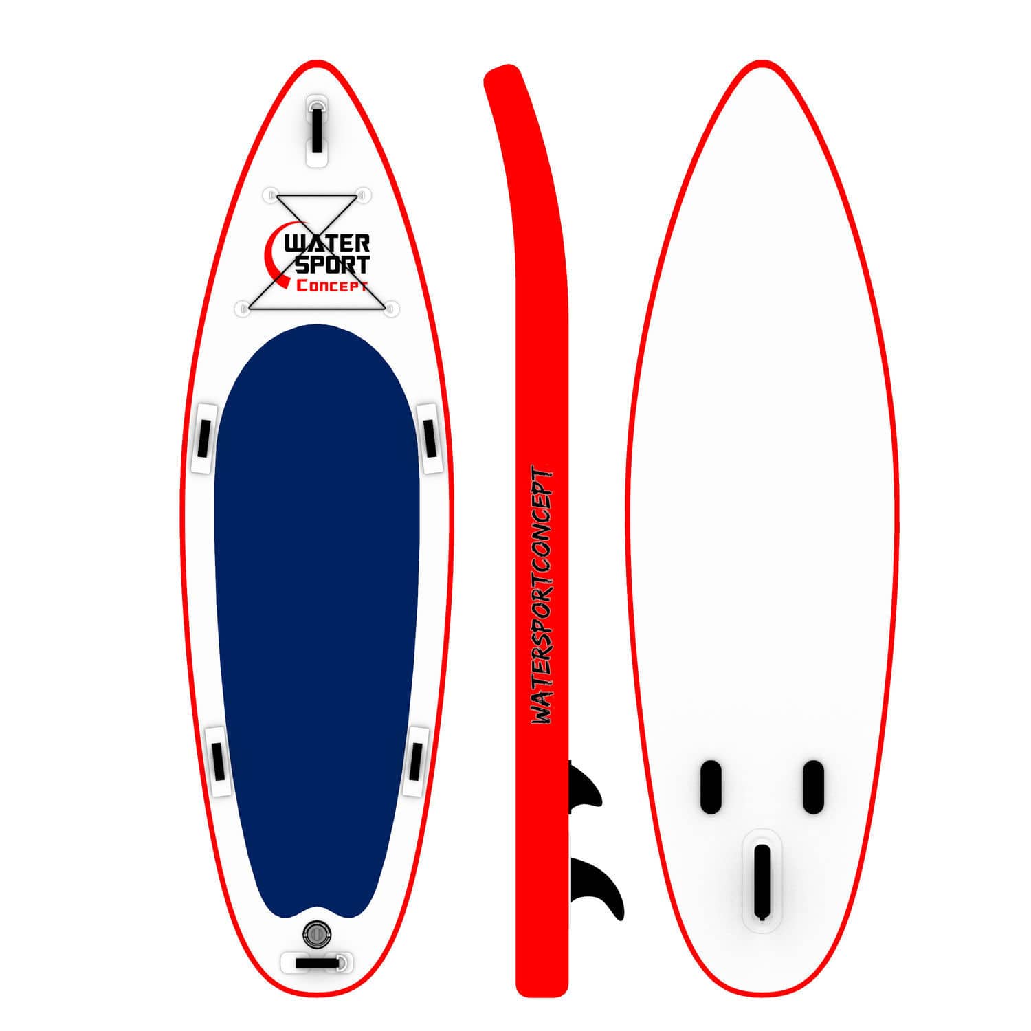 Inflatable standup paddleboard Family Watersport Concept all