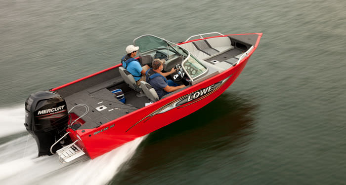 Outboard runabout - FS 165 - Lowe - dual-console / ski