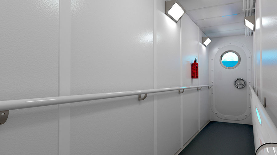 Aluminum grab rail Falkit® HR40 AluStock