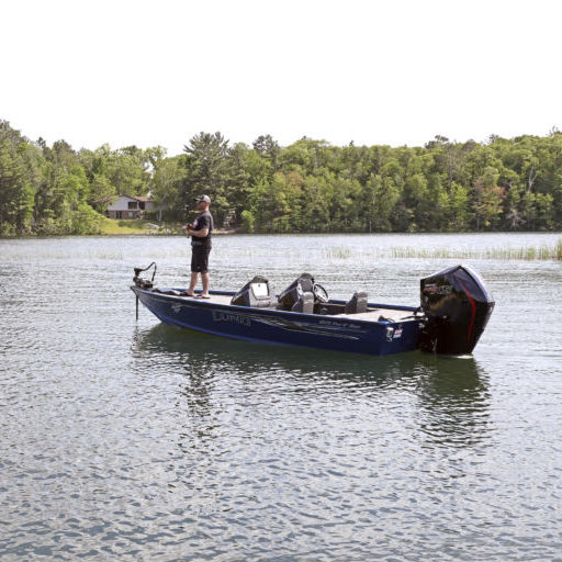 Outboard bass boat - 1875 - Lund - dual-console / sport-fishing / aluminum