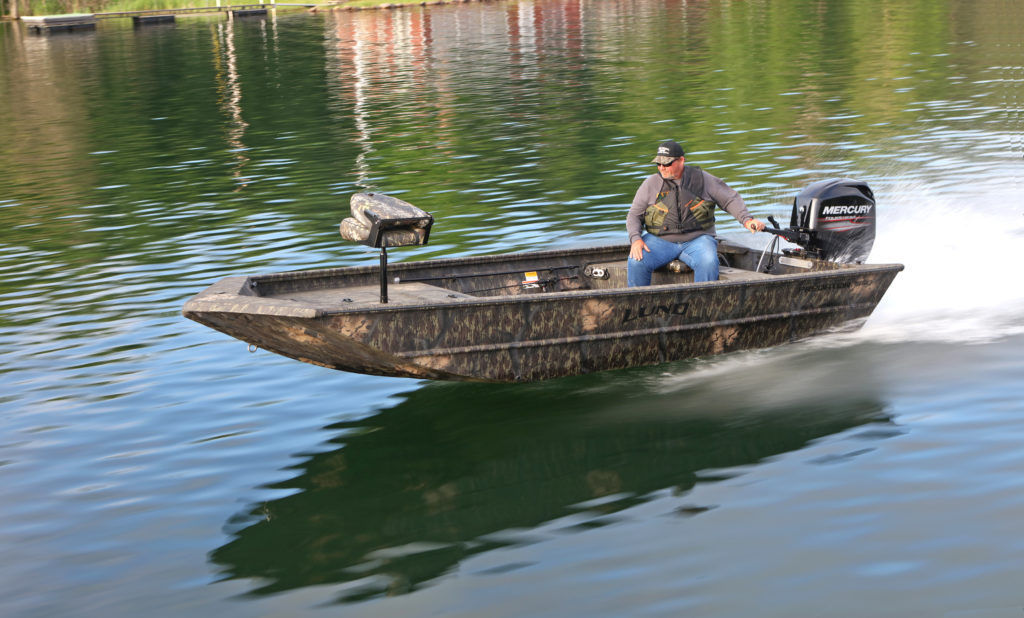 Lund® Predator 1660 - 16 Foot Aluminum Jon Boat to Hunt and Fish