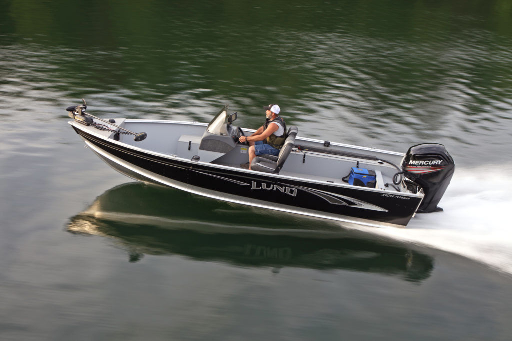 Outboard small boat - 1800 ALASKAN - Lund - open / side console / sport ...