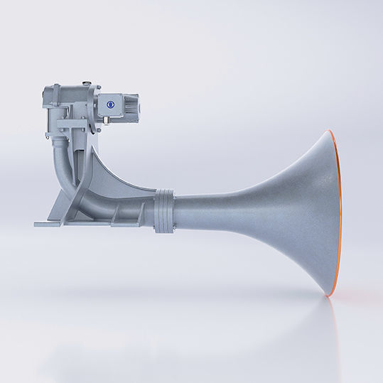 クンルンシステム Electric piston horn - ZET-Horn 90 AC - ZÖLLNER Signal GmbH - for